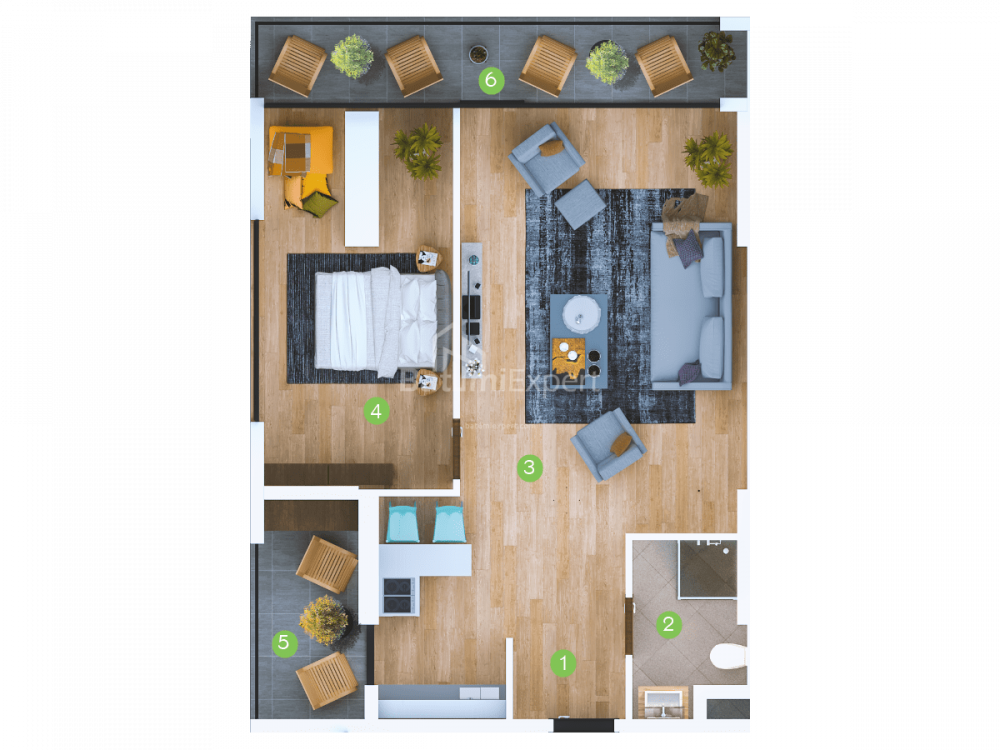Apartment 73 m² - Sherif Khimshiashvili, Batumi, Georgia