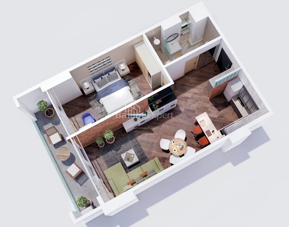 Apartment 60 m² - Lado Gudiashvili, Batumi, Georgia