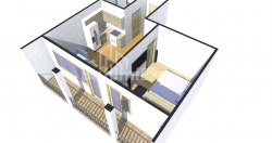 Apartment 46.4 m² - Luka Asatiani, Batumi, Georgia