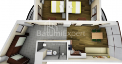 Apartment 84.54 m² - Mezgvaurta, Chakvi, Georgia
