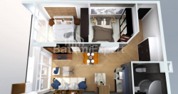 Apartment 3-room 57.2 m² - Lech and Maria Kaczynski, Batumi
