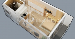 Object under construction 1-room 35.1 m² - Lech and Maria Kaczynski, Batumi