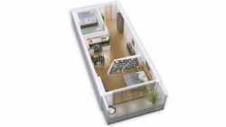 Apartment 1-room 43.2 m² - Avenue of Heroes, Batumi