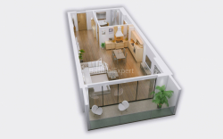 Apartment 1-room 38.3 m² - Avenue of Heroes, Batumi