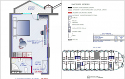Apartment 1-room 32 m² - Sherif Khimshiashvili, Batumi