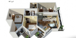 Apartment 4-room 88 m² - Yuryevskaya, Batumi
