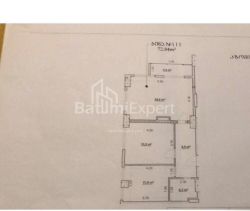 Apartment 3-room 73 m² - Ivane Javakhishvili, Batumi