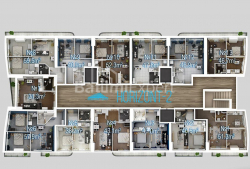 Apartment 1-room 41 m² - Yuryevskaya, Batumi