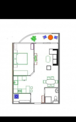 Apartment 2-room 60 m² - Ivane Javakhishvili, Batumi
