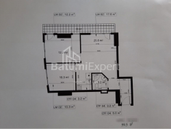 Apartment 59.5 m² - Sherif Khimshiashvili, Batumi, Georgia