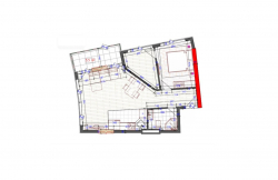 Apartment 3-room 55.7 m² - Lech and Maria Kaczynski, Batumi