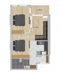 Apartment 3-room 57 m² - Ekvtime Takaishvili, Batumi