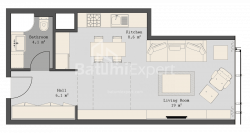 Apartment 38 m² - Rustaveli, Batumi, Georgia
