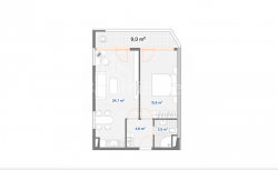 Apartment 2-room 58.8 m² - Haidar Abashidze, Batumi